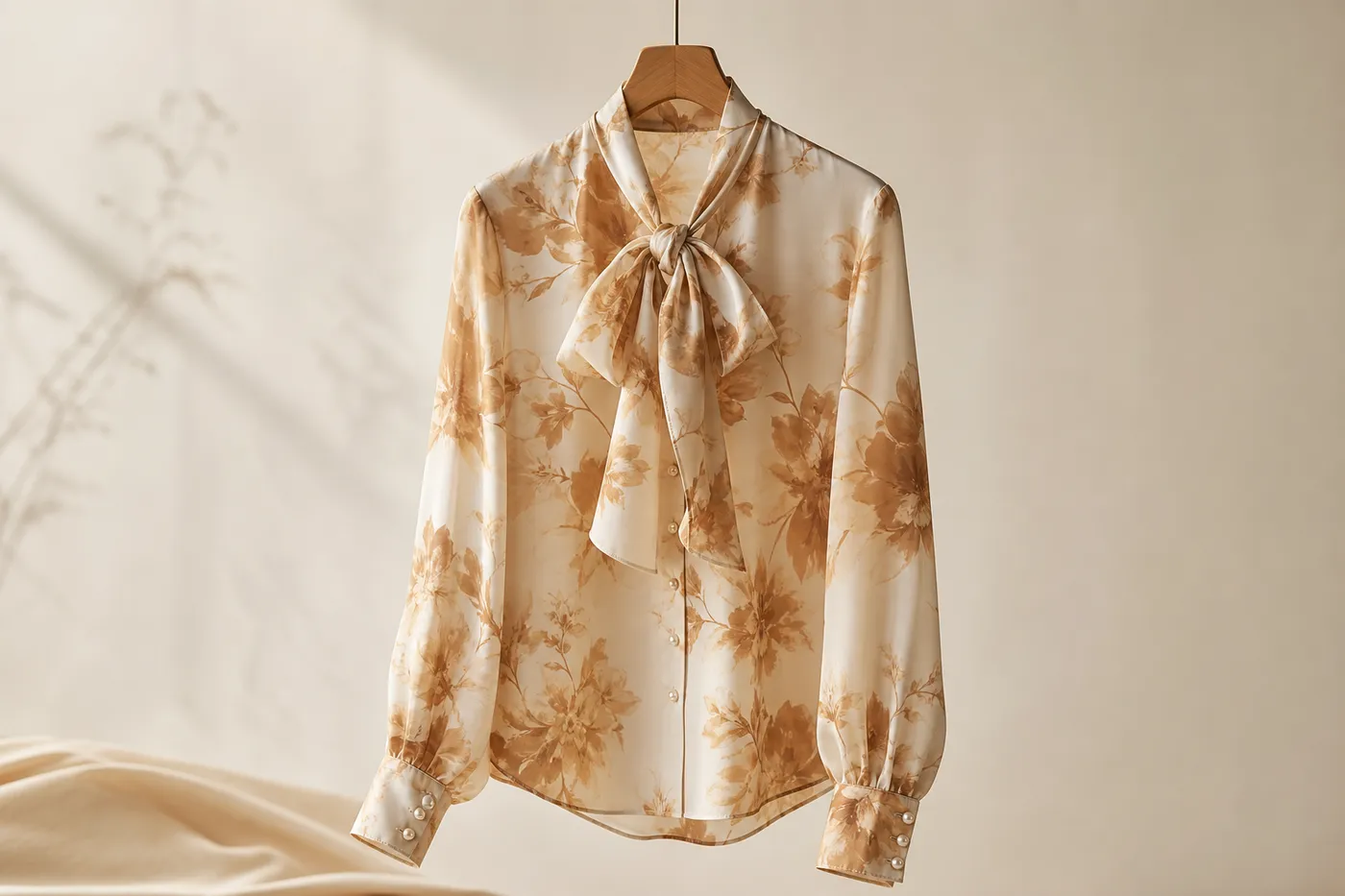 The Printed Silk Blouse