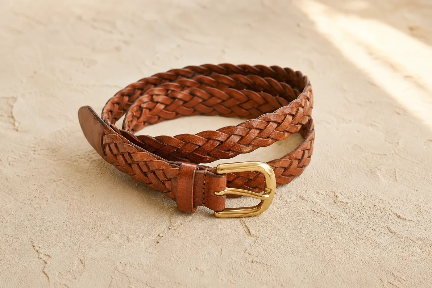 The Woven Leather Belt